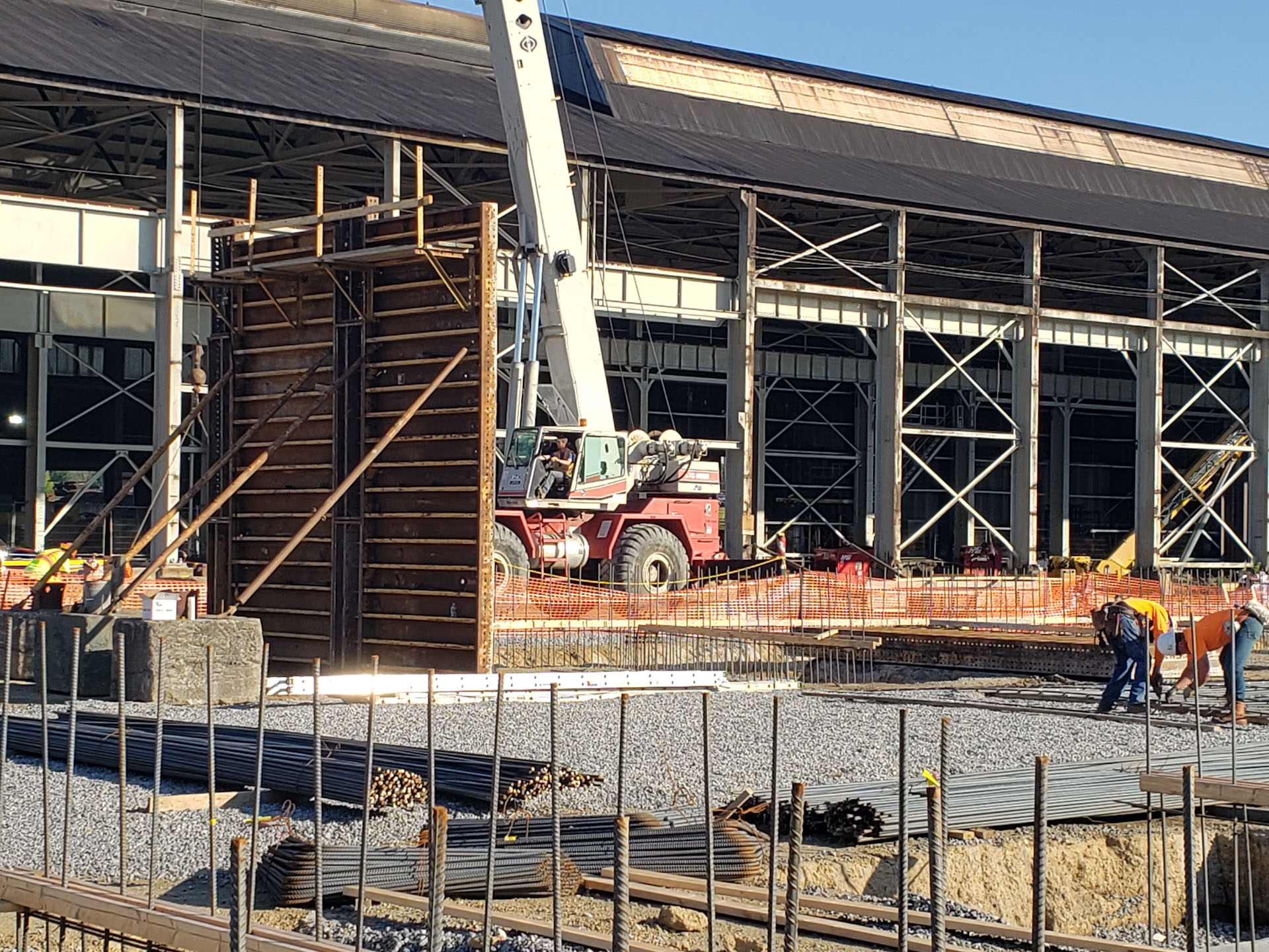 First Concrete Form Placed v2